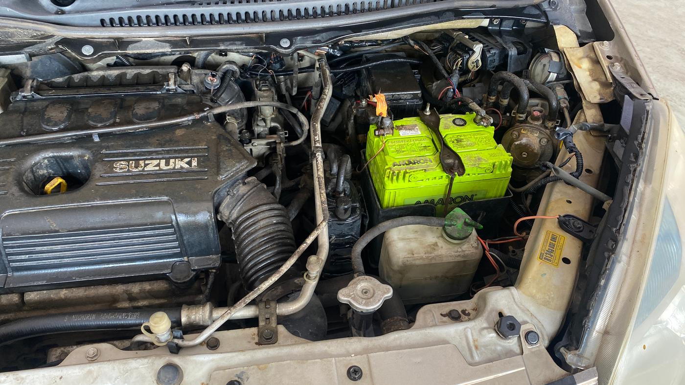 2013 Maruti Wagon R 1.0 LXI CNG, CNG, Manual, 72,871 km, Engine View - Left