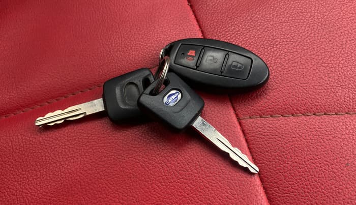 2018 Datsun Go Plus T, Petrol, Manual, 44,416 km, Key Close Up