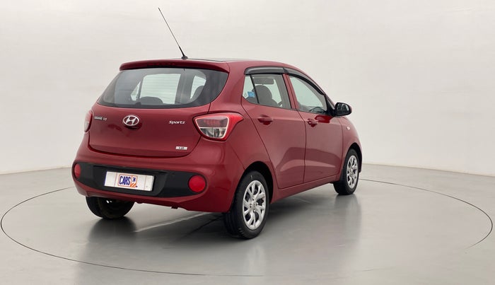 2017 Hyundai Grand i10 SPORTZ 1.2 KAPPA VTVT, Petrol, Manual, 50,774 km, Right Back Diagonal