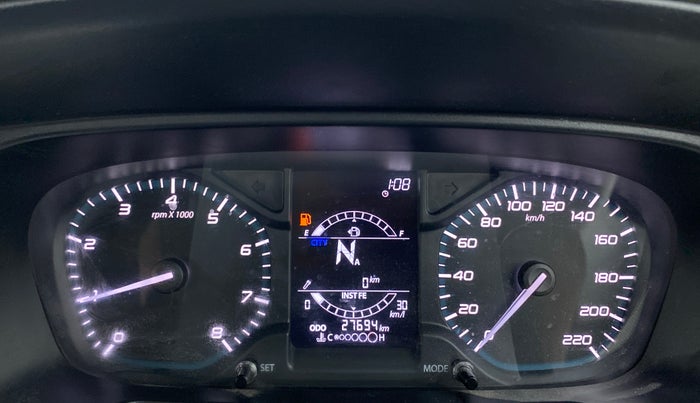 2021 Tata PUNCH ACCOMPLISHED AMT, Petrol, Automatic, 28,773 km, Odometer Image