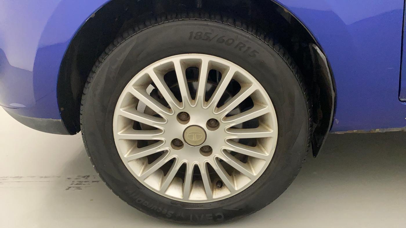 2015 Tata Zest XT PETROL, Petrol, Manual, 62,351 km, Left Front Wheel