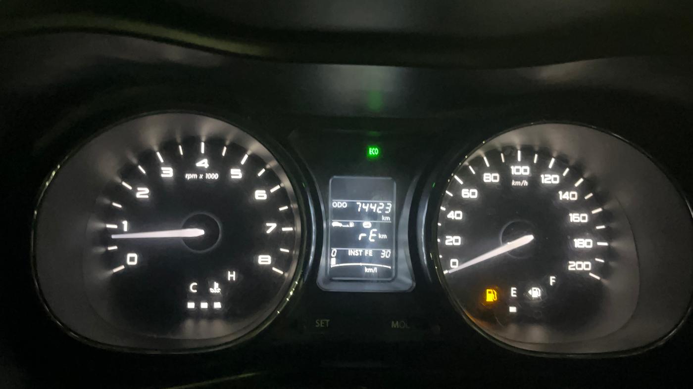 2018 Tata NEXON XZ PLUS PETROL, Petrol, Manual, 74,404 km, Odometer Image