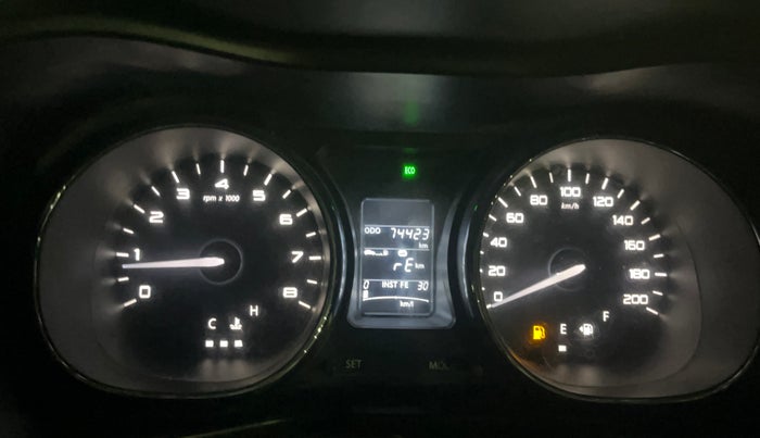 2018 Tata NEXON XZ PLUS PETROL, Petrol, Manual, 74,404 km, Odometer Image