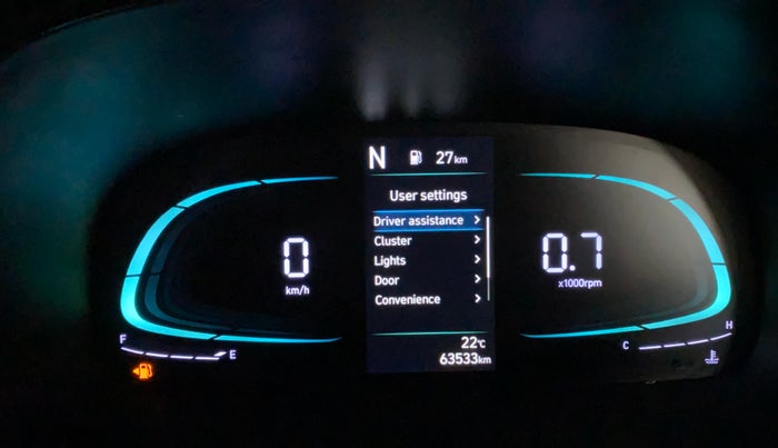 2023 Hyundai EXTER SX(O) 1.2 AMT, Petrol, Automatic, 63,533 km, Odometer Image