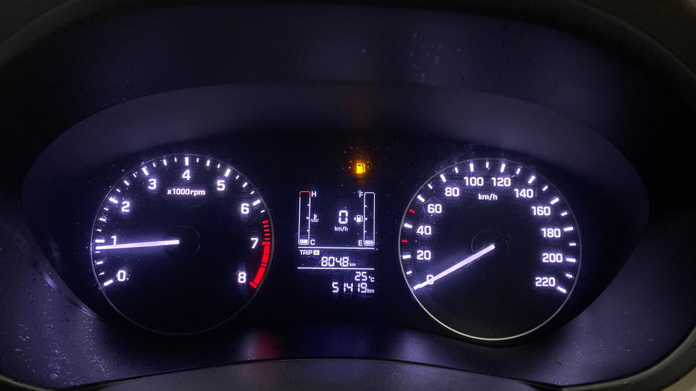 2016 Hyundai Elite i20 SPORTZ 1.2, Petrol, Manual, 51,419 km, Odometer Image