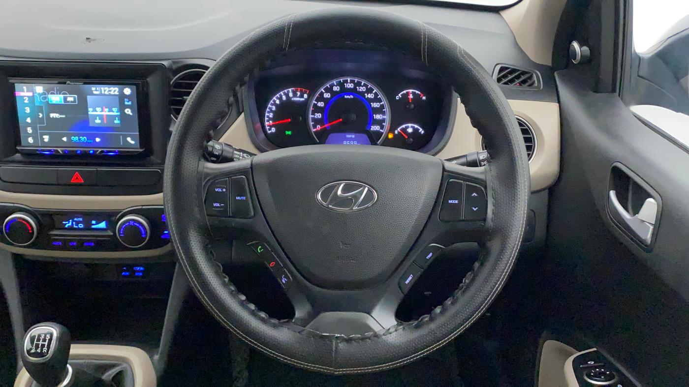 2019 Hyundai Grand i10 ASTA 1.2 KAPPA VTVT, Petrol, Manual, 46,852 km, Steering Wheel Close Up