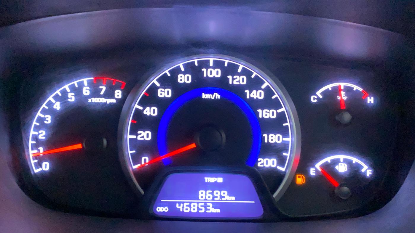2019 Hyundai Grand i10 ASTA 1.2 KAPPA VTVT, Petrol, Manual, 46,852 km, Odometer Image