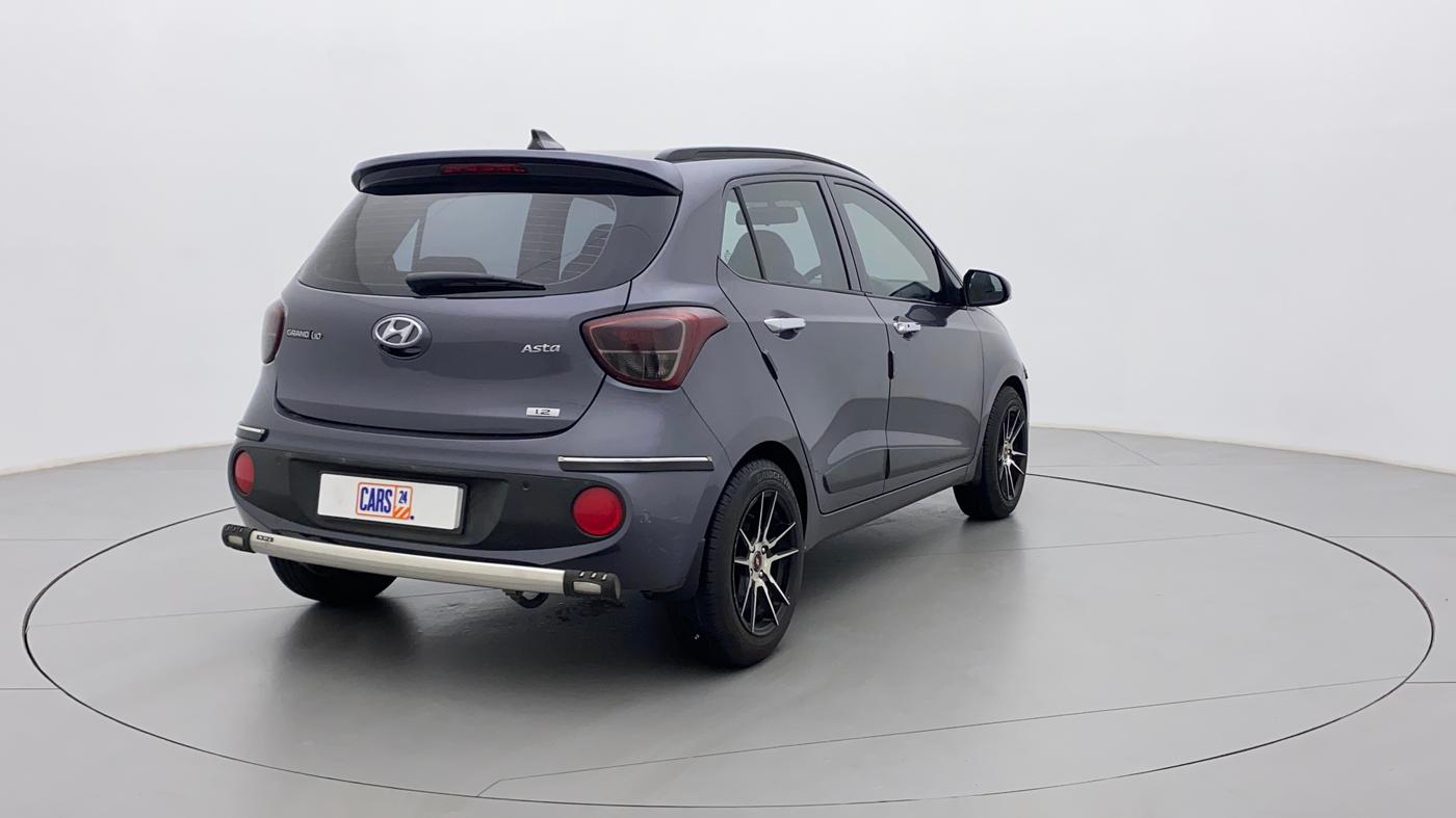 2019 Hyundai Grand i10 ASTA 1.2 KAPPA VTVT, Petrol, Manual, 46,852 km, Right Back Diagonal