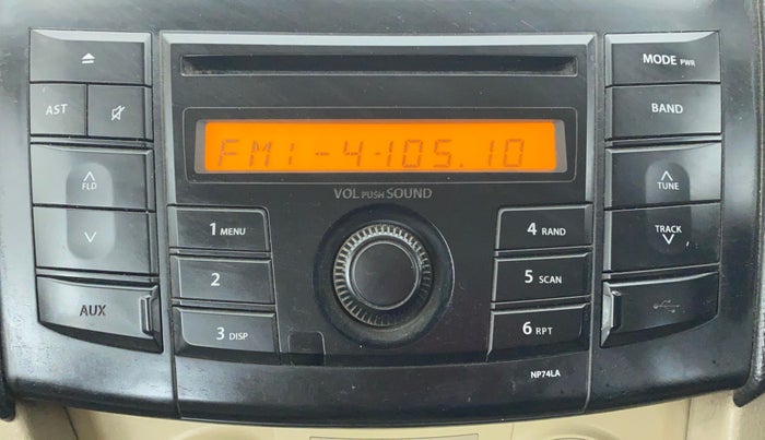 2013 Maruti Swift Dzire VXI, Petrol, Manual, 82,900 km, Infotainment System