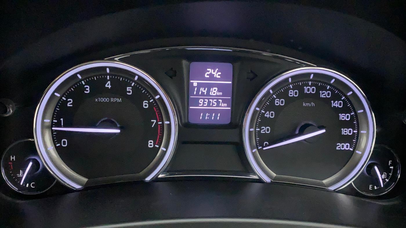 2015 Maruti Ciaz ZXI, Petrol, Manual, 93,757 km, Odometer Image