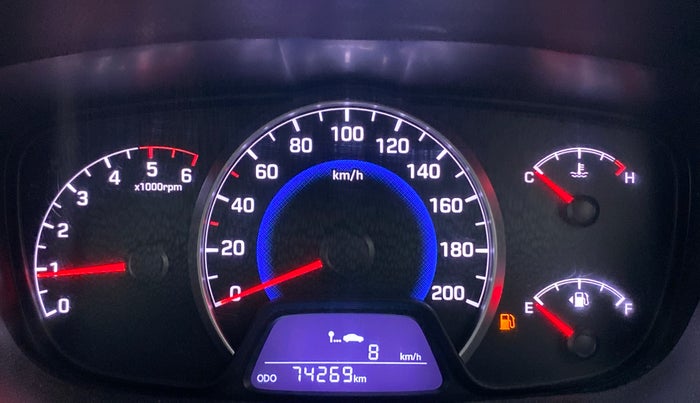 2015 Hyundai Grand i10 ASTA 1.1 CRDI, Diesel, Manual, 74,269 km, Odometer Image