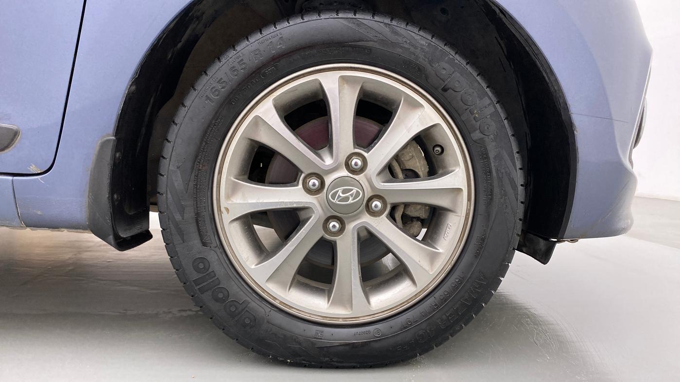 2015 Hyundai Grand i10 ASTA 1.1 CRDI, Diesel, Manual, 74,269 km, Right Front Wheel