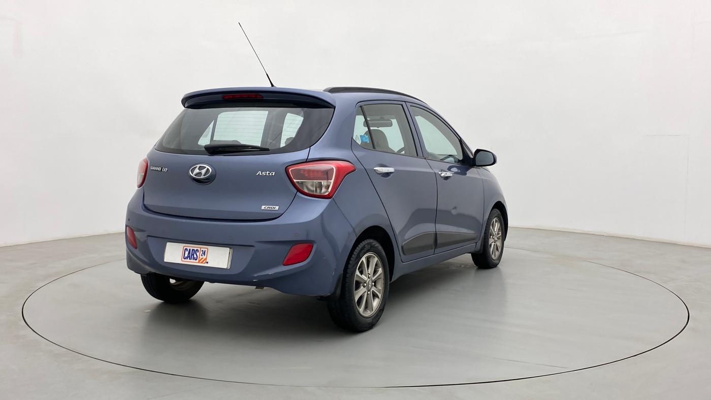 2015 Hyundai Grand i10 ASTA 1.1 CRDI, Diesel, Manual, 74,269 km, Right Back Diagonal