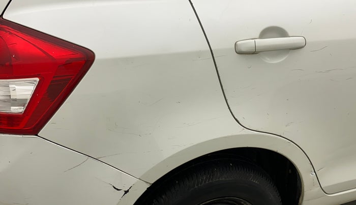 2014 Maruti Swift Dzire VXI, Petrol, Manual, 37,887 km, Right quarter panel - Minor scratches