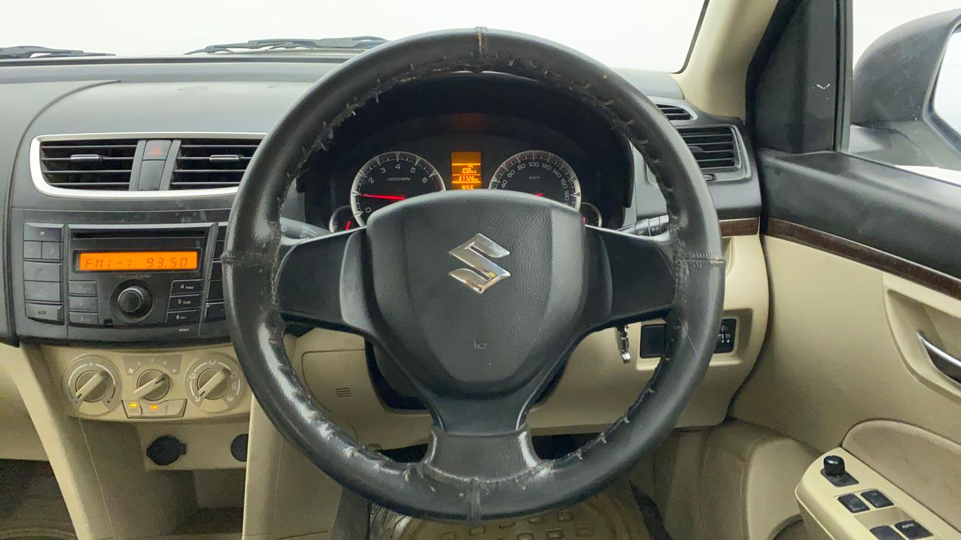 2014 Maruti Swift Dzire VXI, Petrol, Manual, 37,887 km, Steering Wheel Close Up