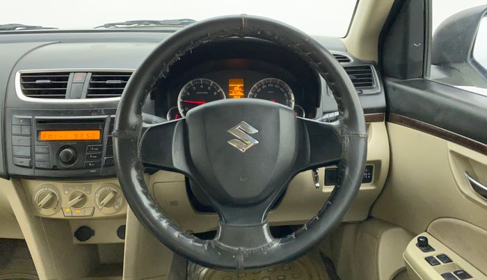 2014 Maruti Swift Dzire VXI, Petrol, Manual, 37,887 km, Steering Wheel Close Up