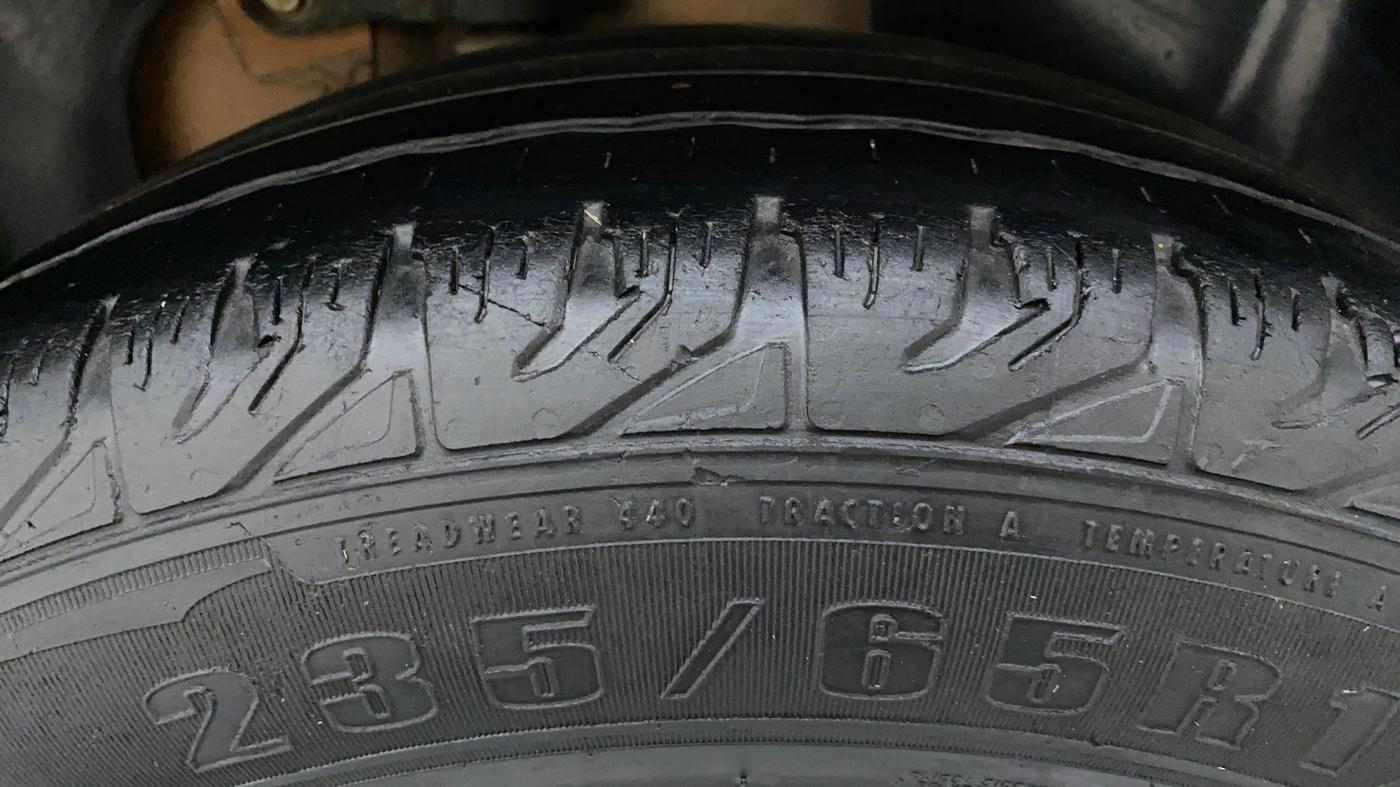 2019 Tata Harrier XZ 2.0L Kryotec, Diesel, Manual, 35,759 km, Left Rear Tyre Tread