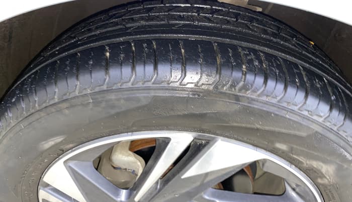 2021 Hyundai NEW I20 Asta 1.0 GDI Turbo IMT, Petrol, Manual, 12,694 km, Left Front Tyre Tread