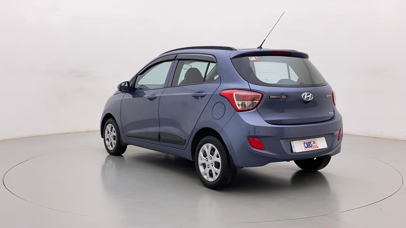 2016 Hyundai Grand i10 SPORTZ 1.2 KAPPA VTVT, Petrol, Manual, 36,225 km, Left Back Diagonal