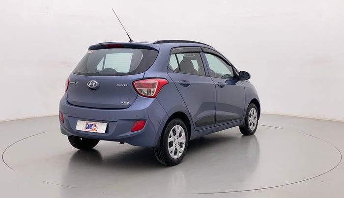 2016 Hyundai Grand i10 SPORTZ 1.2 KAPPA VTVT, Petrol, Manual, 36,225 km, Right Back Diagonal