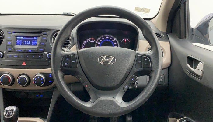 2016 Hyundai Grand i10 SPORTZ 1.2 KAPPA VTVT, Petrol, Manual, 36,225 km, Steering Wheel Close Up