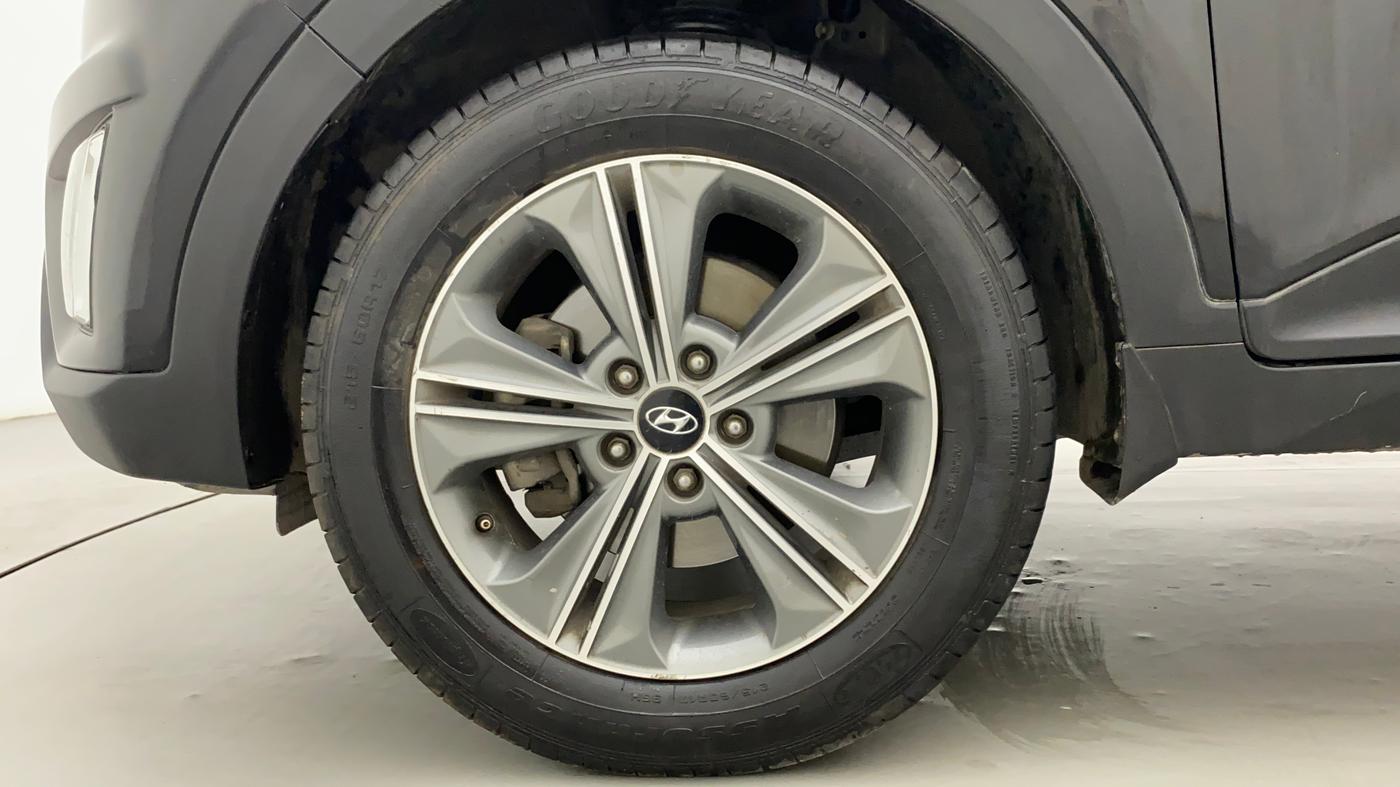 2017 Hyundai Creta SX PLUS AT 1.6 PETROL, Petrol, Automatic, 71,174 km, Left Front Wheel