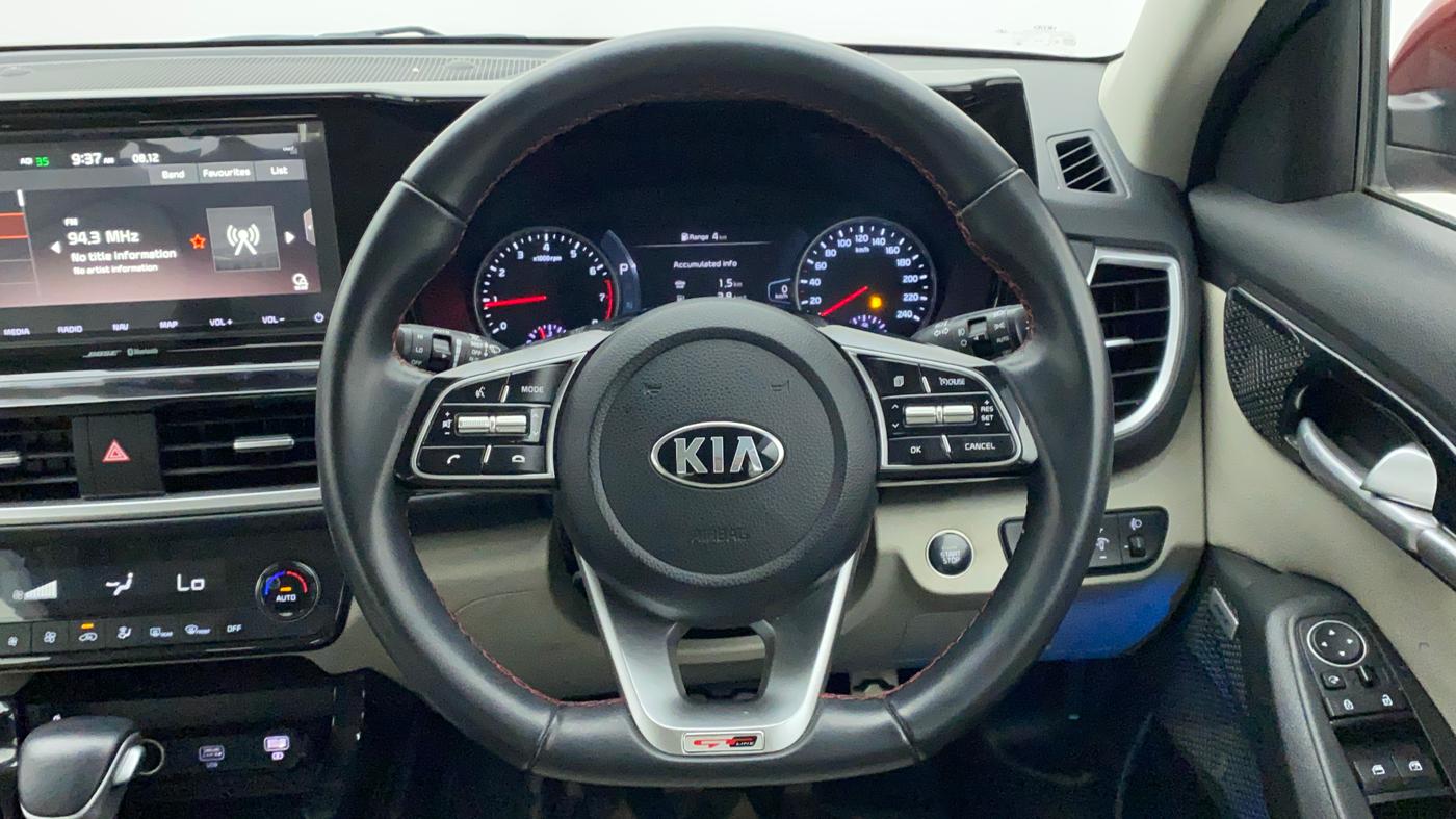 2019 KIA SELTOS GTX PLUS DCT 1.4 PETROL, Petrol, Automatic, 34,148 km, Steering Wheel Close Up