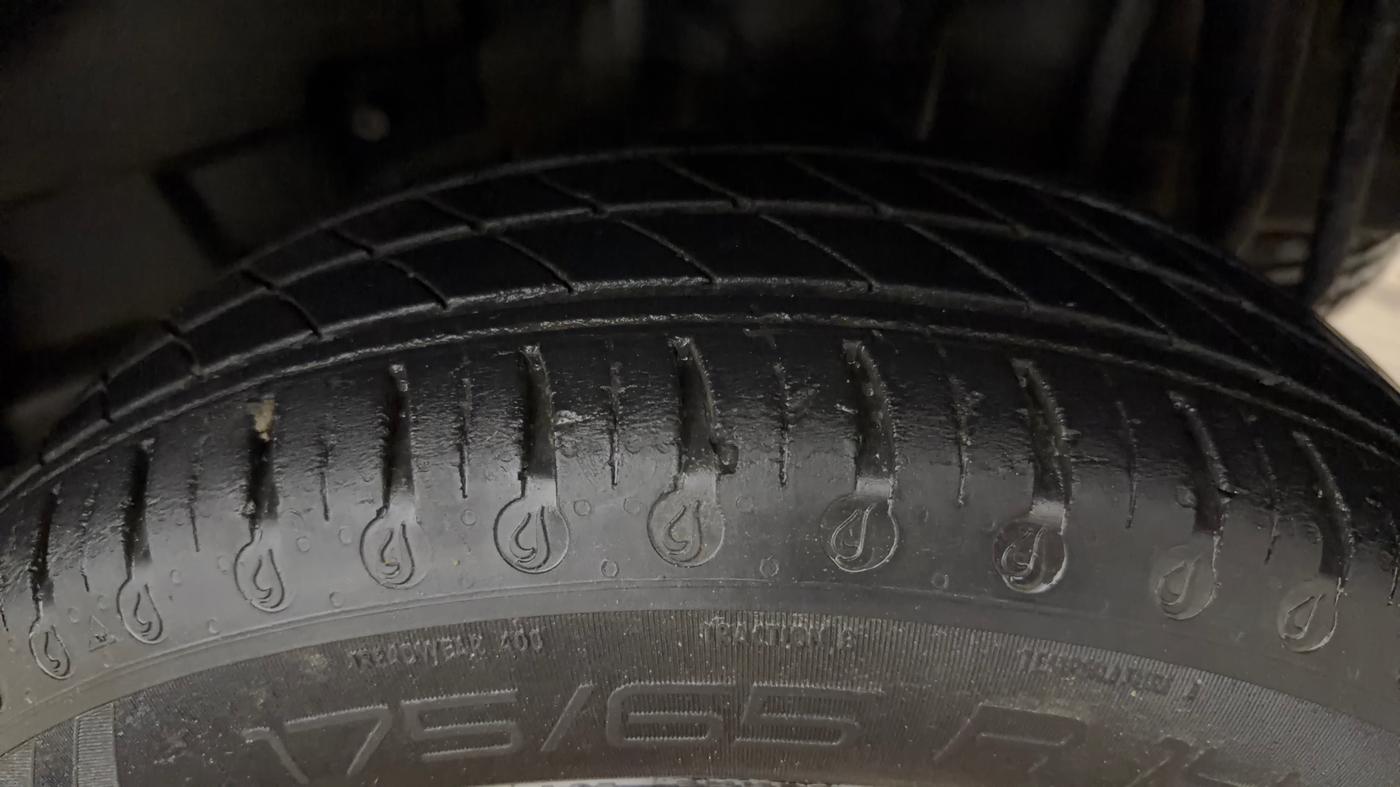 2024 Tata TIGOR XZA Plus iCNG , CNG, Automatic, 65,368 km, Left Rear Tyre Tread