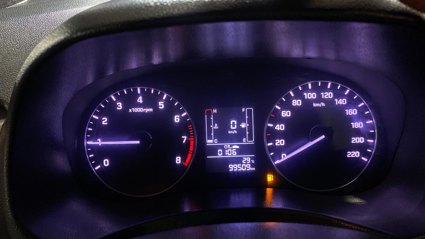 2017 Hyundai Creta SX PLUS 1.6 PETROL DUAL TONE, Petrol, Manual, 99,506 km, Odometer Image