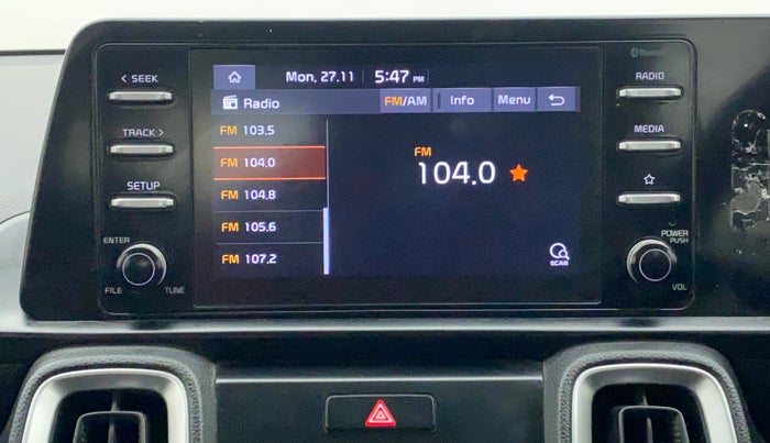 2021 KIA SONET HTK PLUS 1.5 AT, Diesel, Automatic, 85,480 km, Infotainment System