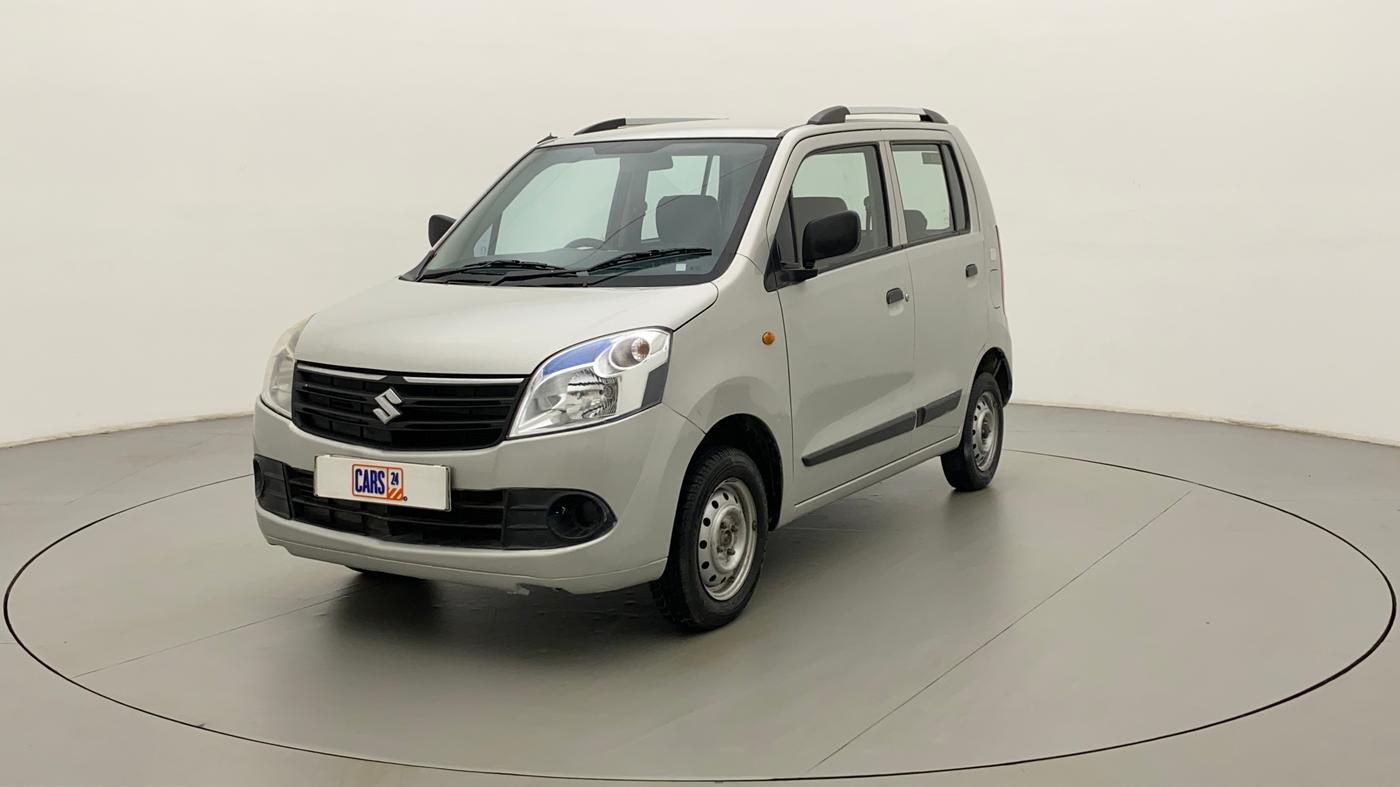 2012 Maruti Wagon R 1.0 LXI CNG, CNG, Manual, 69,668 km, Left Front Diagonal