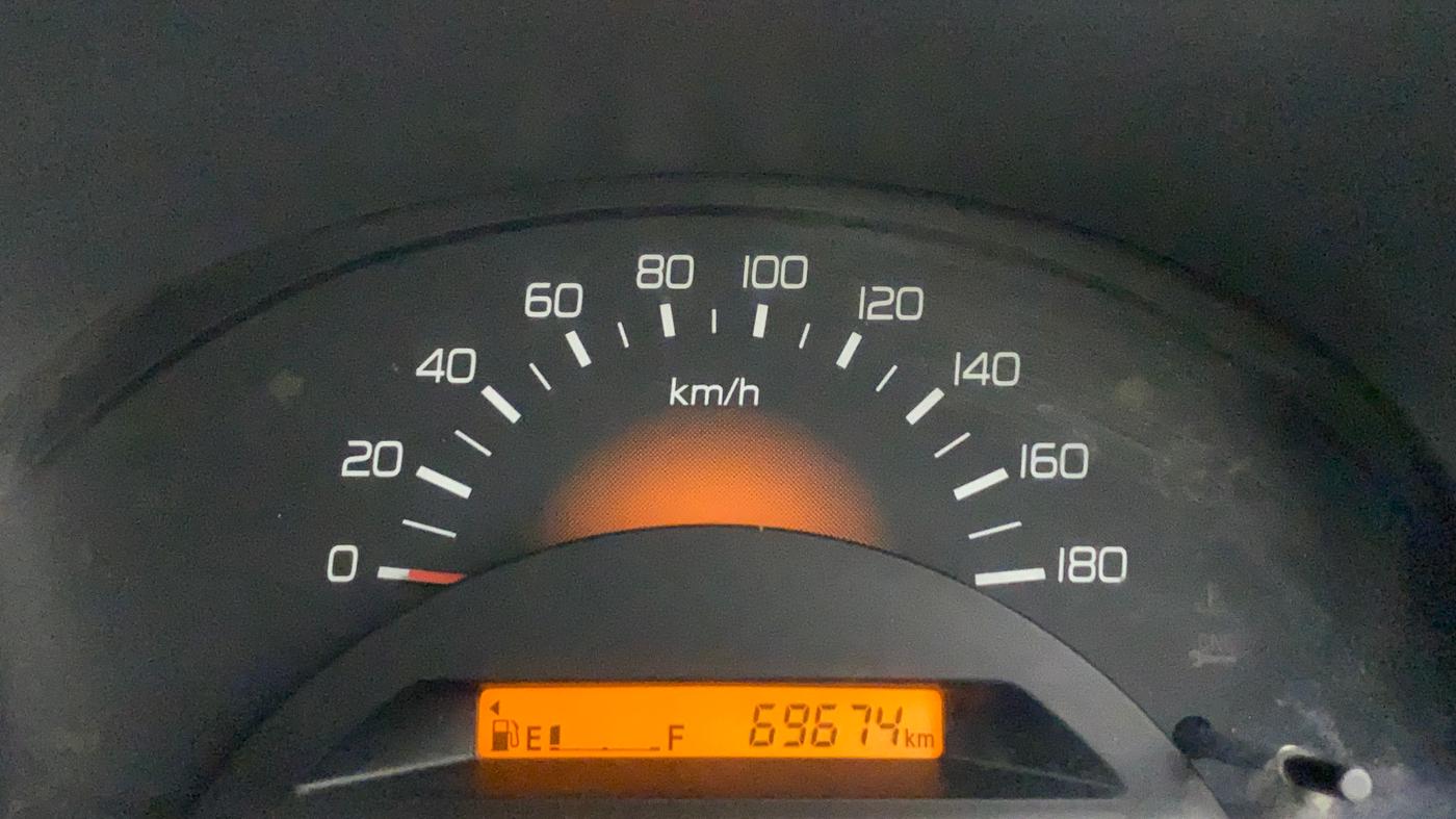 2012 Maruti Wagon R 1.0 LXI CNG, CNG, Manual, 69,668 km, Odometer Image