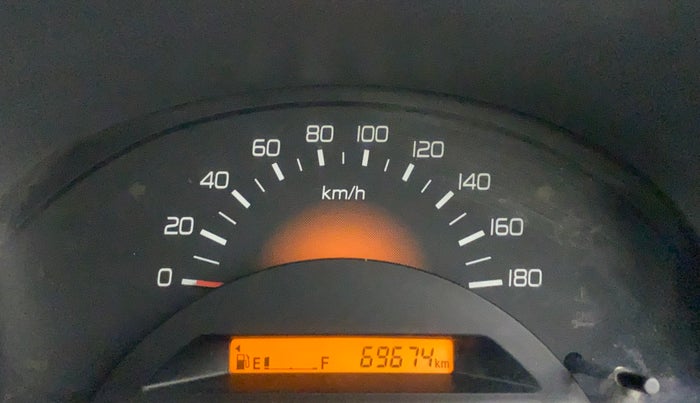 2012 Maruti Wagon R 1.0 LXI CNG, CNG, Manual, 69,668 km, Odometer Image