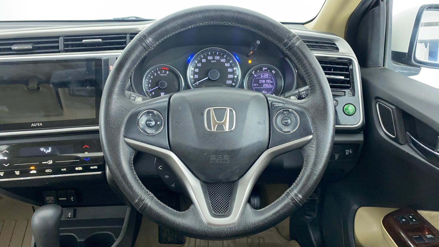 2017 Honda City V CVT, Petrol, Automatic, 48,289 km, Steering Wheel Close Up