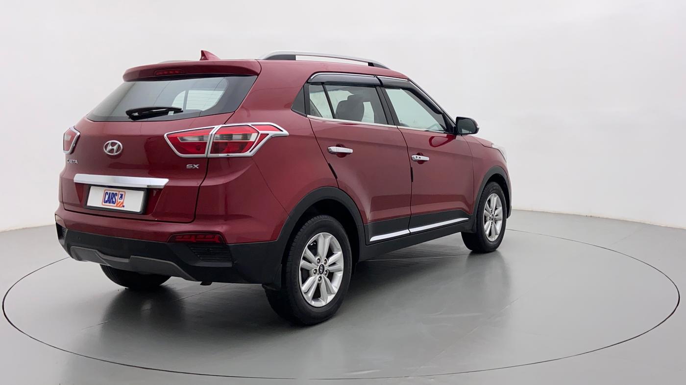 2016 Hyundai Creta 1.6 SX PLUS VTVT, Petrol, Manual, 40,660 km, Right Back Diagonal