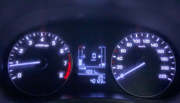 2016 Hyundai Creta 1.6 SX PLUS VTVT, Petrol, Manual, 40,660 km, Odometer Image
