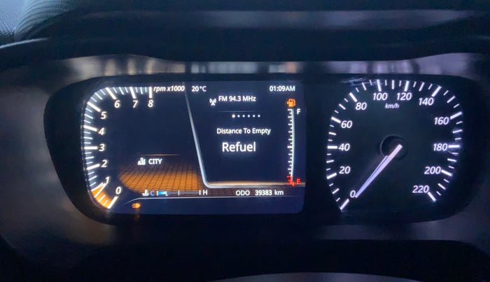 2020 Tata ALTROZ XZ PETROL, Petrol, Manual, 39,370 km, Odometer Image