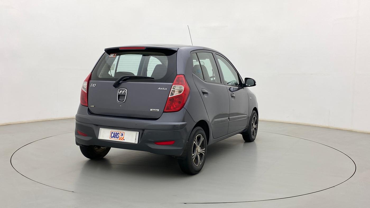 2013 Hyundai i10 ASTA 1.2 AT SUNROOF, Petrol, Automatic, 50,536 km, Right Back Diagonal