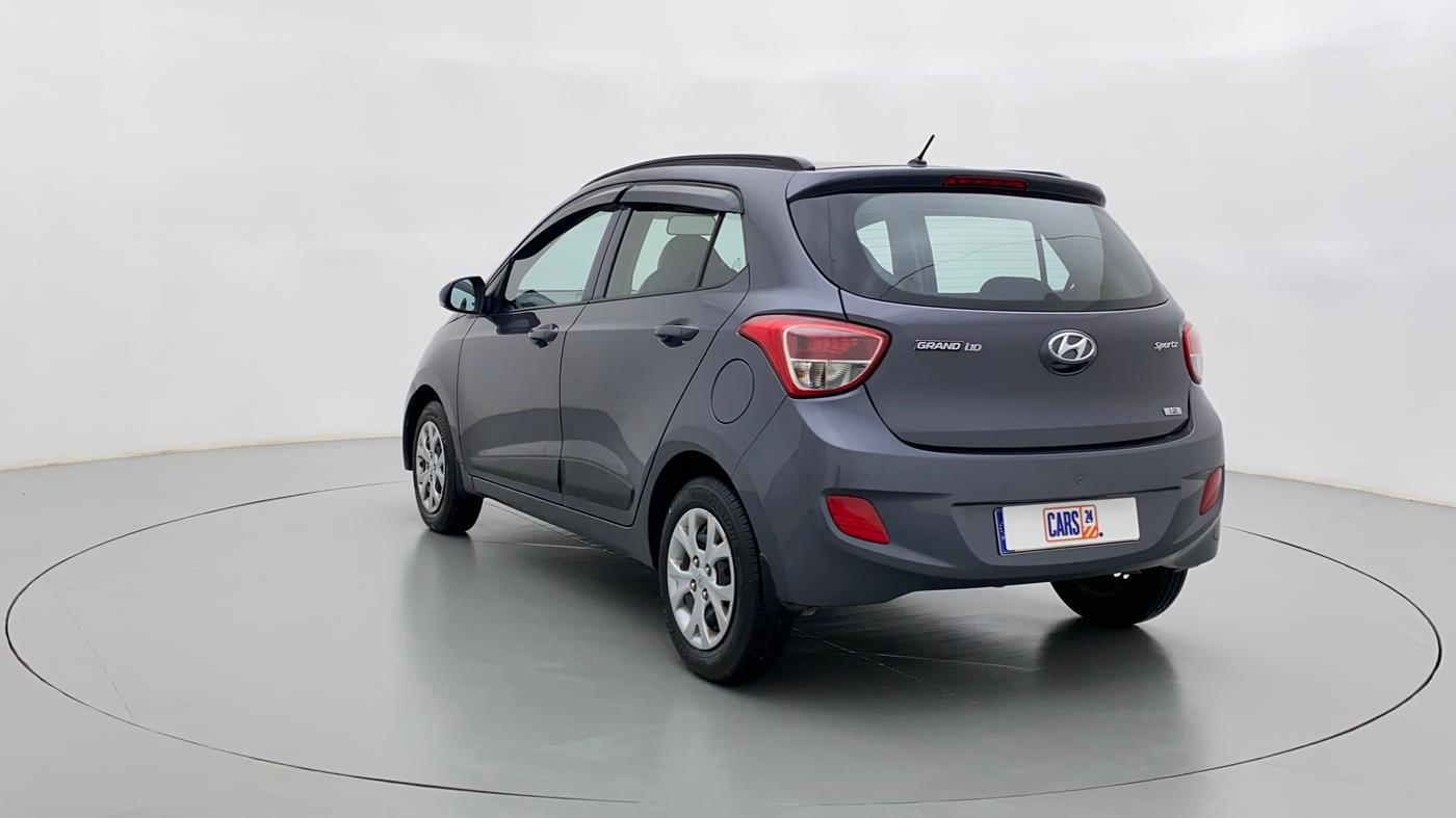 2016 Hyundai Grand i10 SPORTZ 1.2 KAPPA VTVT, Petrol, Manual, 25,450 km, Left Back Diagonal