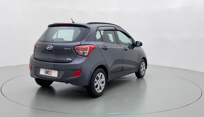 2016 Hyundai Grand i10 SPORTZ 1.2 KAPPA VTVT, Petrol, Manual, 25,450 km, Right Back Diagonal