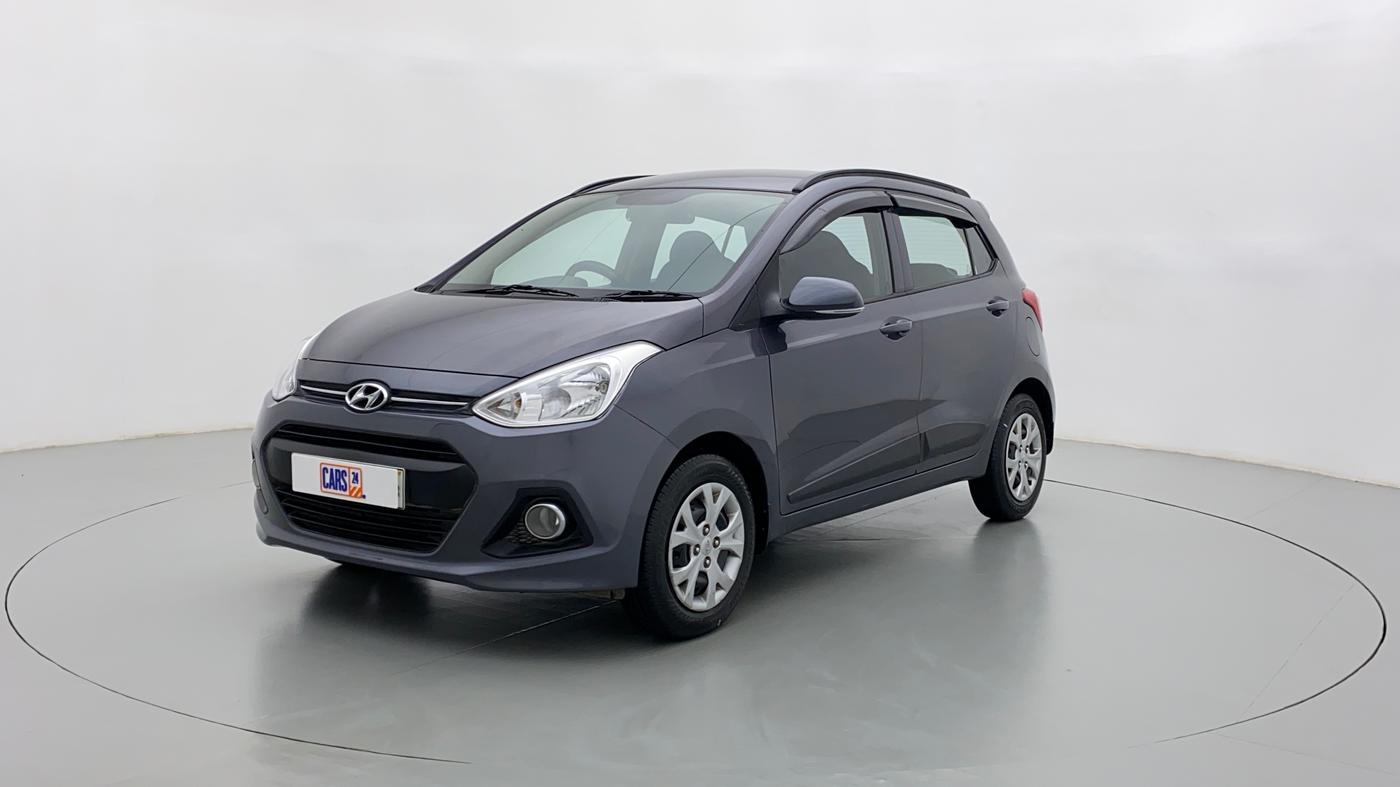 2016 Hyundai Grand i10 SPORTZ 1.2 KAPPA VTVT, Petrol, Manual, 25,450 km, Left Front Diagonal