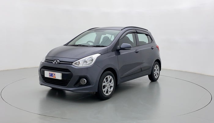 2016 Hyundai Grand i10 SPORTZ 1.2 KAPPA VTVT, Petrol, Manual, 25,450 km, Left Front Diagonal