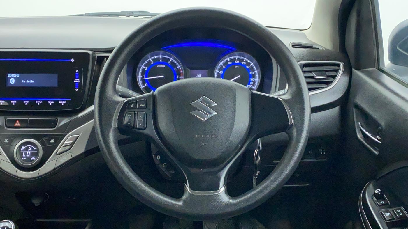 2020 Maruti Baleno DELTA 1.2 K12, Petrol, Manual, 30,990 km, Steering Wheel Close Up