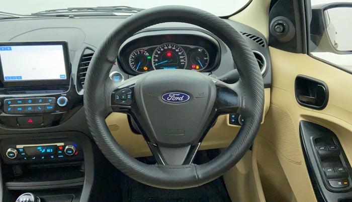 2019 Ford Figo Aspire 1.2 TITANIUM PETROL, Petrol, Manual, 11,036 km, Steering Wheel Close Up