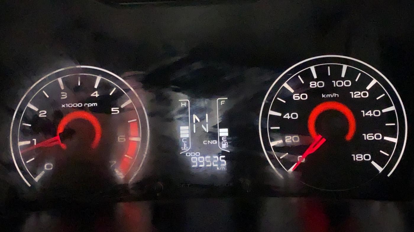 2019 Mahindra Kuv100 K2 TRIP CNG, CNG, Manual, 99,768 km, Odometer Image