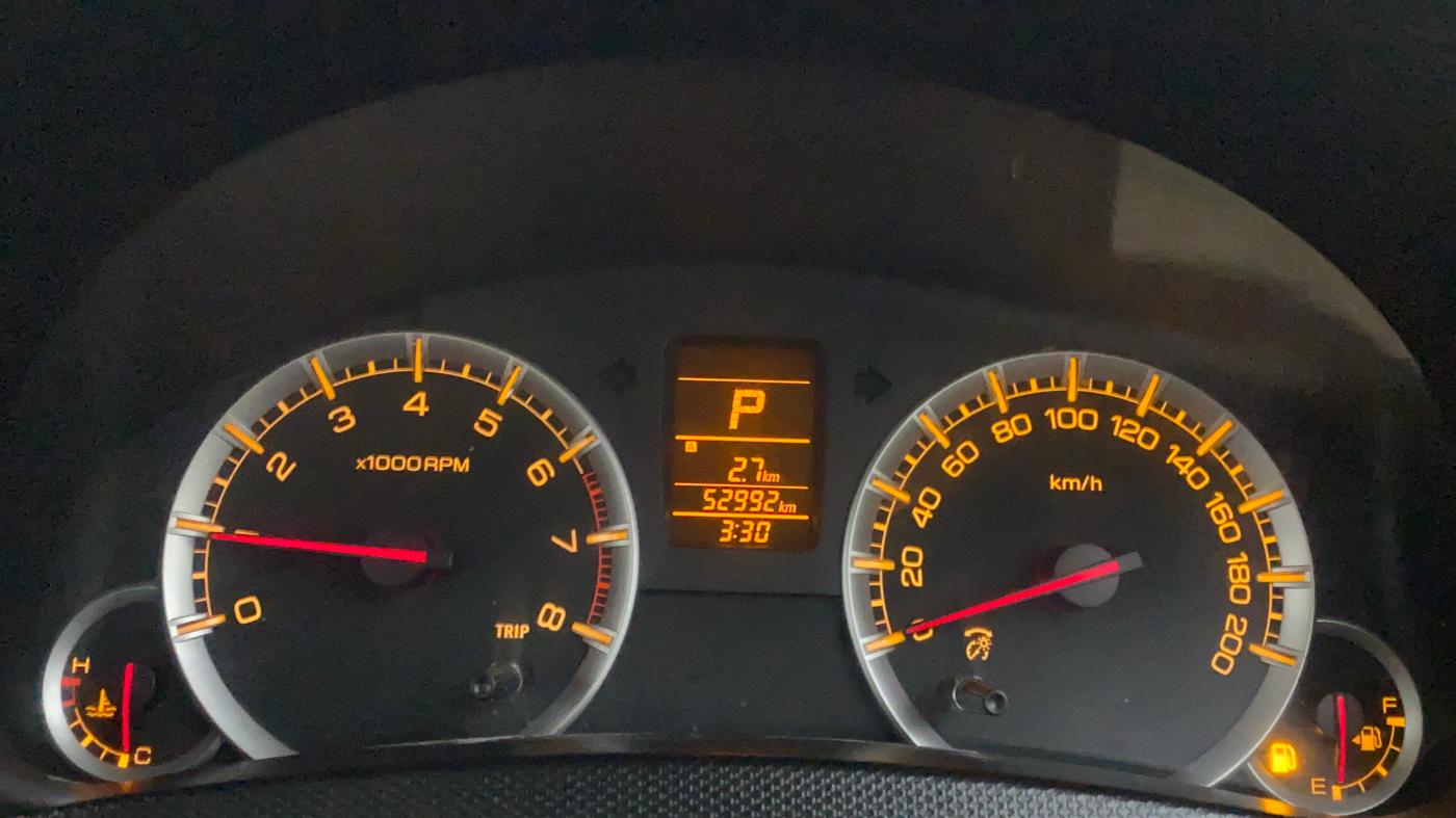 2012 Maruti Swift Dzire VXI AMT, Petrol, Automatic, 52,992 km, Odometer Image