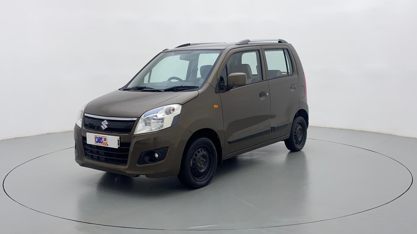 2013 Maruti Wagon R 1.0 VXI, Petrol, Manual, 45,300 km, Left Front Diagonal