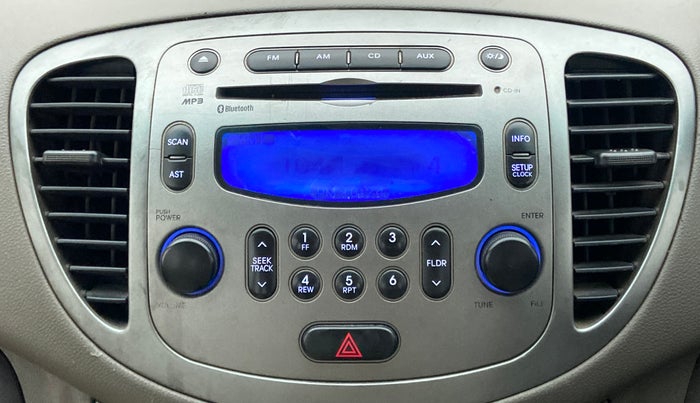 2010 Hyundai i10 SPORTZ 1.2, Petrol, Manual, 83,606 km, Infotainment System