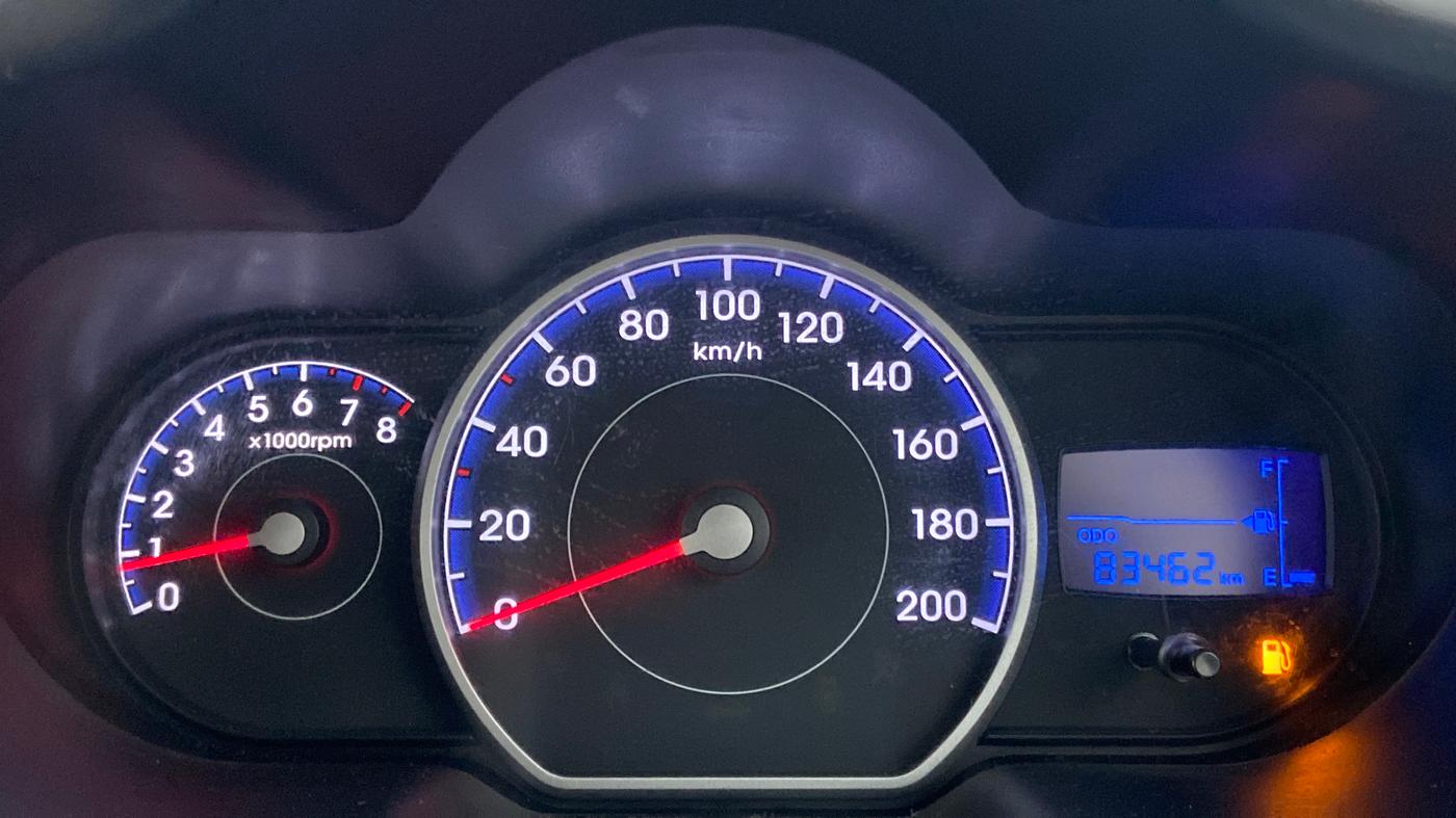 2010 Hyundai i10 SPORTZ 1.2, Petrol, Manual, 83,606 km, Odometer Image