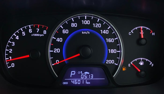 2016 Hyundai Grand i10 MAGNA AT 1.2 KAPPA VTVT, Petrol, Automatic, 45,810 km, Odometer Image